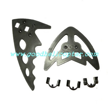 fq777-999-fq777-999a helicopter parts tail decoration set (black color) - Click Image to Close